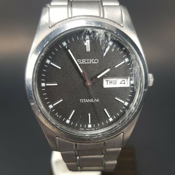 Seiko Titanium Quartz 1989 JDM 7N43-9090 Mens Japan Watch | WatchCharts