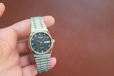 Vintage Tissot Seastar A550X Automatic Steel and Gold Gents Mid