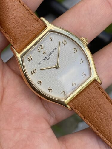 Vacheron Constantin Tonneau Manual 18K Solid Yellow Gold Ref