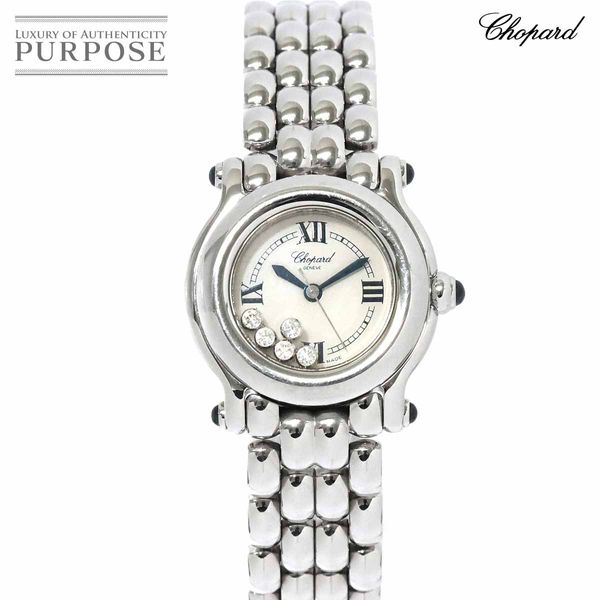 [Battery replaced] Chopard CHOPARD Happy Sports 27/8250 23 Ladies Watch 5P Diamond White Dial