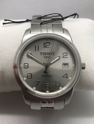 TISSOT PR100 Silver T049410B Mens Wristwatch Made in