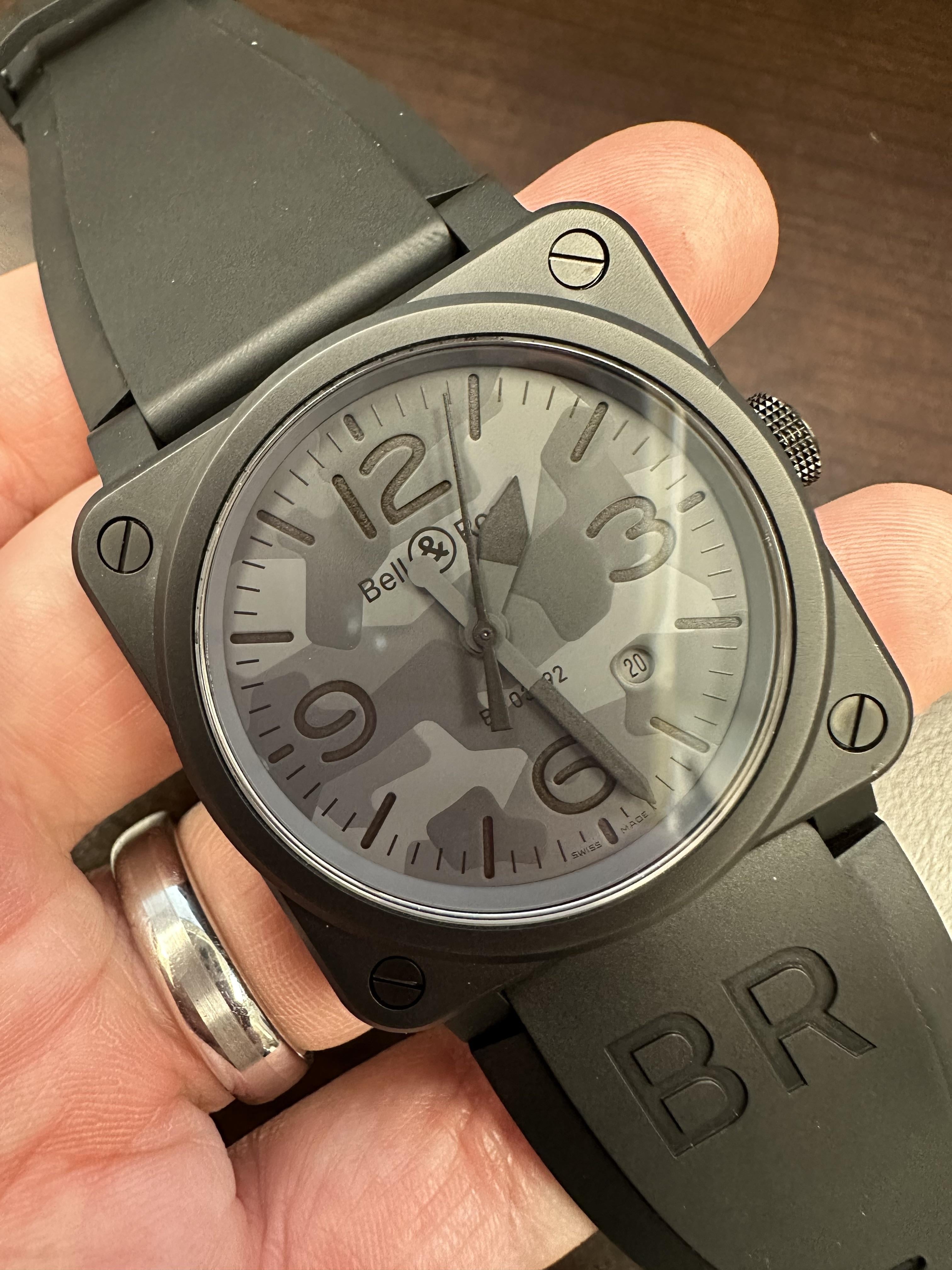 Bell & ross black on sale camo