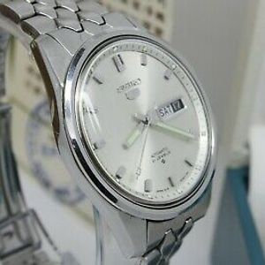 VINTAGE 1968 Seiko 5 6119-8160 Mens 38mm Automatic Watch Box