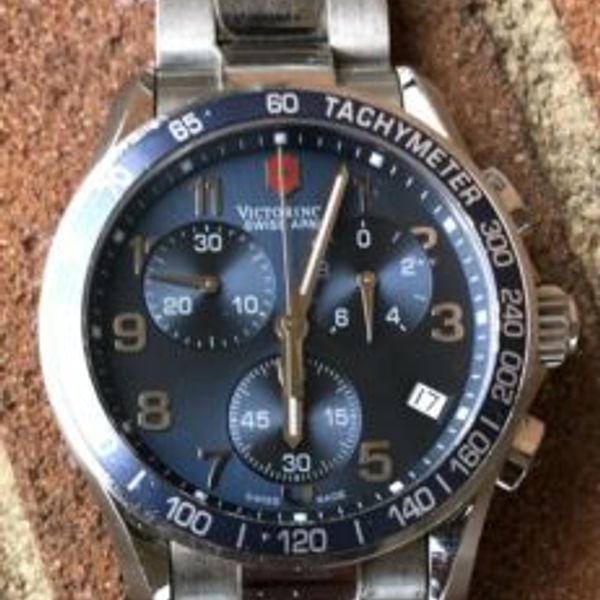 VICTORINOX 241120 SWISS ARMY CHRONOGRAPH SWISS MADE BLUE FACE MENS