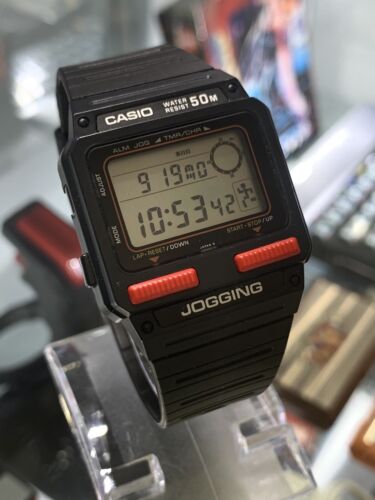 レア 80's CASIO J-51W JOGGING 腕時計