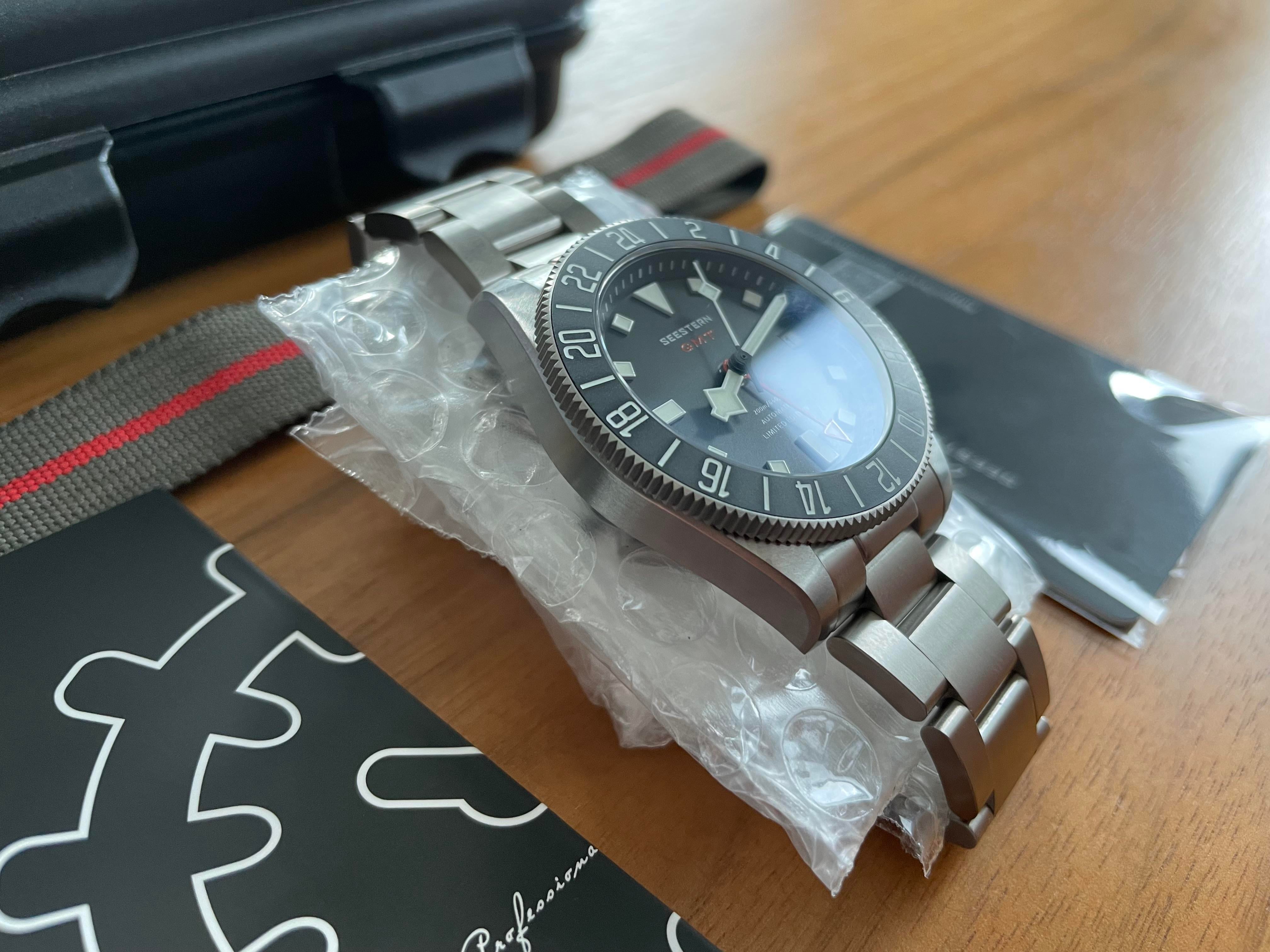 [期間限定出品] SEESTERN チタンGMT 2025Limited WTS] SEESTERN Titanium GMT Men's Watch | 2025 Limited