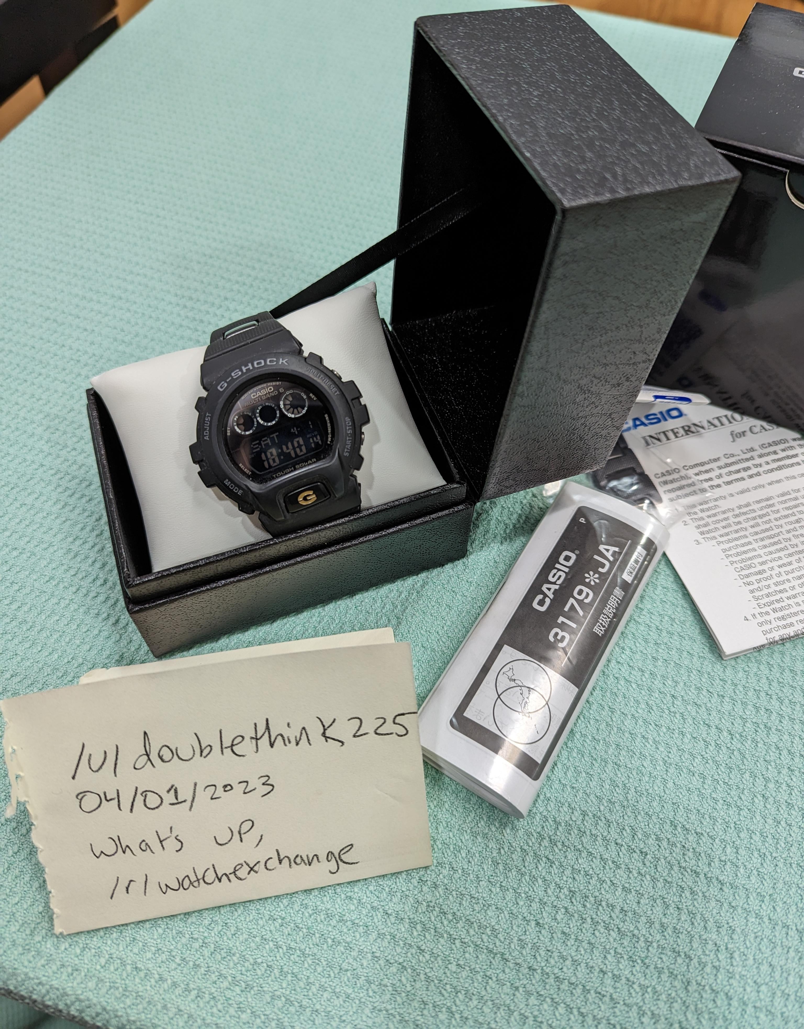 WTS] Casio G-Shock GW6900-BC-1JF JDM combi bracelet version with