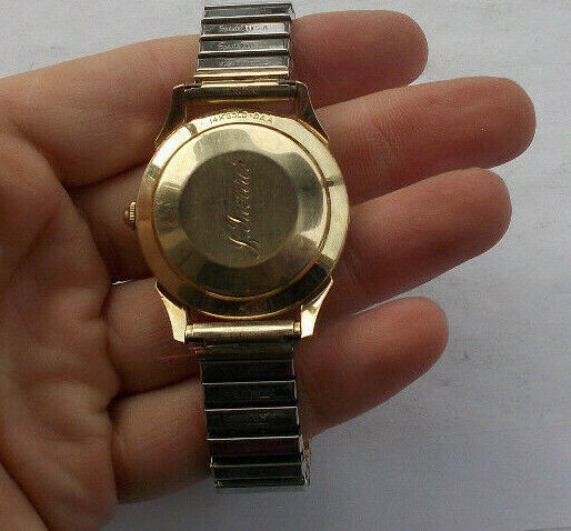 RARE Vintage Men s Longines Automatic Watch Wristwatch 14K Gold