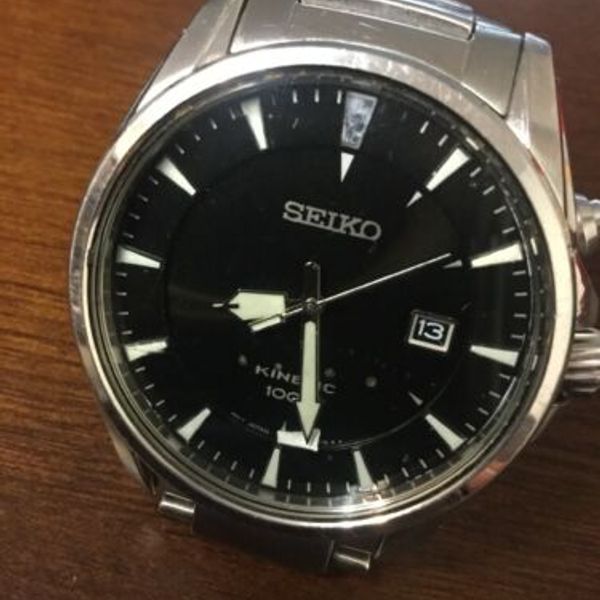Seiko SKA565 Kinetic Men's Stainless Steel Watch - 5M62 0DB0 | WatchCharts