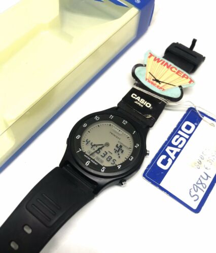 periskop lur lufthavn NOS Rare Casio AQX-11 Twincept ana-digi japan made retro space age digital  watch | WatchCharts