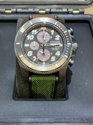 Citizen PROMASTER TOUGH Eco Drive Black Steel Camo Band 2019 Model