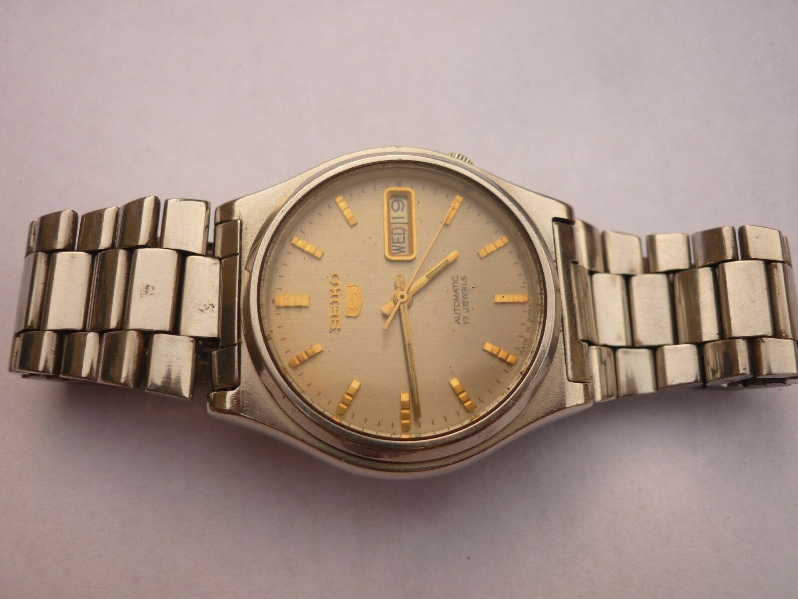 Seiko 5 Automatic 17 Jewels 7009-3171 A2 Watch Japan