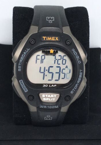 timex men's t5e901 ironman classic 30 resin strap watch