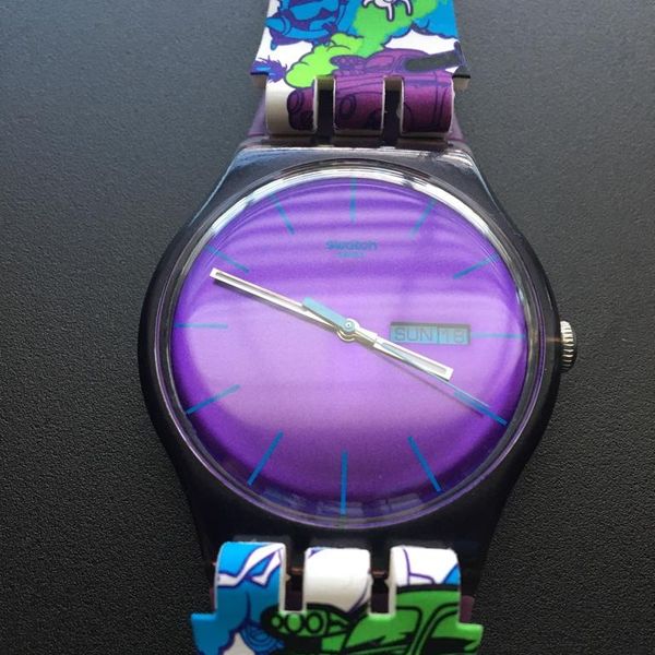 Swatch Watch - SUOV702 - PURPLE REBEL SUOV702 - PURPLE REBEL - Swatch® Official Store main image 3