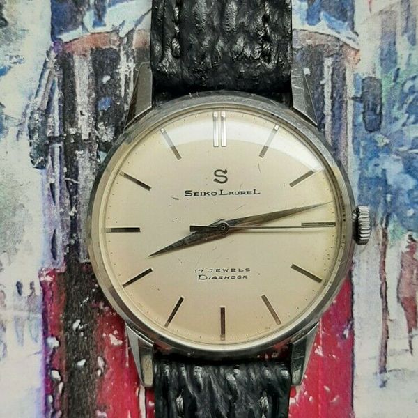 Seiko Laurel 14046 Diashock 17 Jewels | WatchCharts Marketplace
