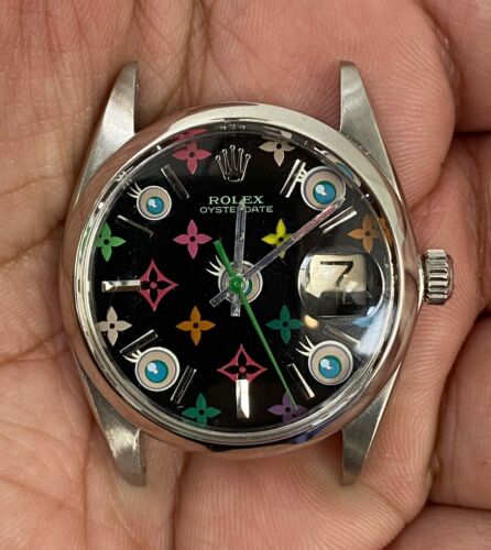 Vintage Rolex Oysterdate Precision Ref 6694 Murakami Custom Dial