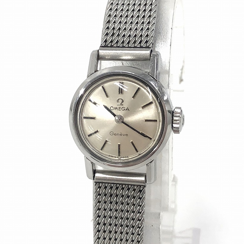 Used OMEGA Seamaster Women s Watch Silver Manual winding Used