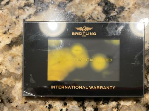 Breitling digital best sale warranty card