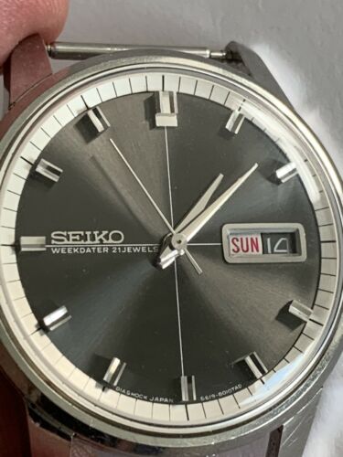 Vintage Seiko Sportsmatic 6619-8010 Weekdater 21 Jewel **Great Condition**  | WatchCharts