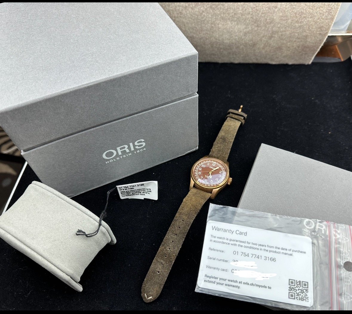 Oris Big Crown Pointer Date Bronze 75477413166