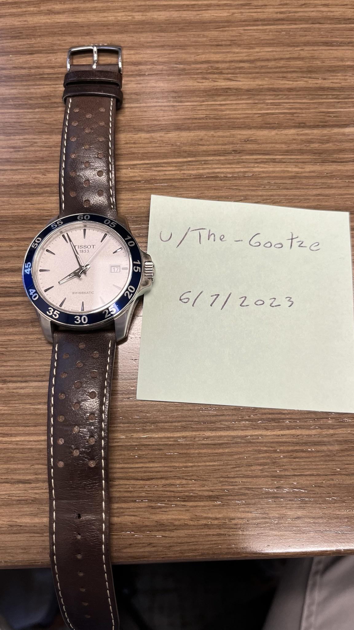 Tissot v8 swissmatic on sale blue