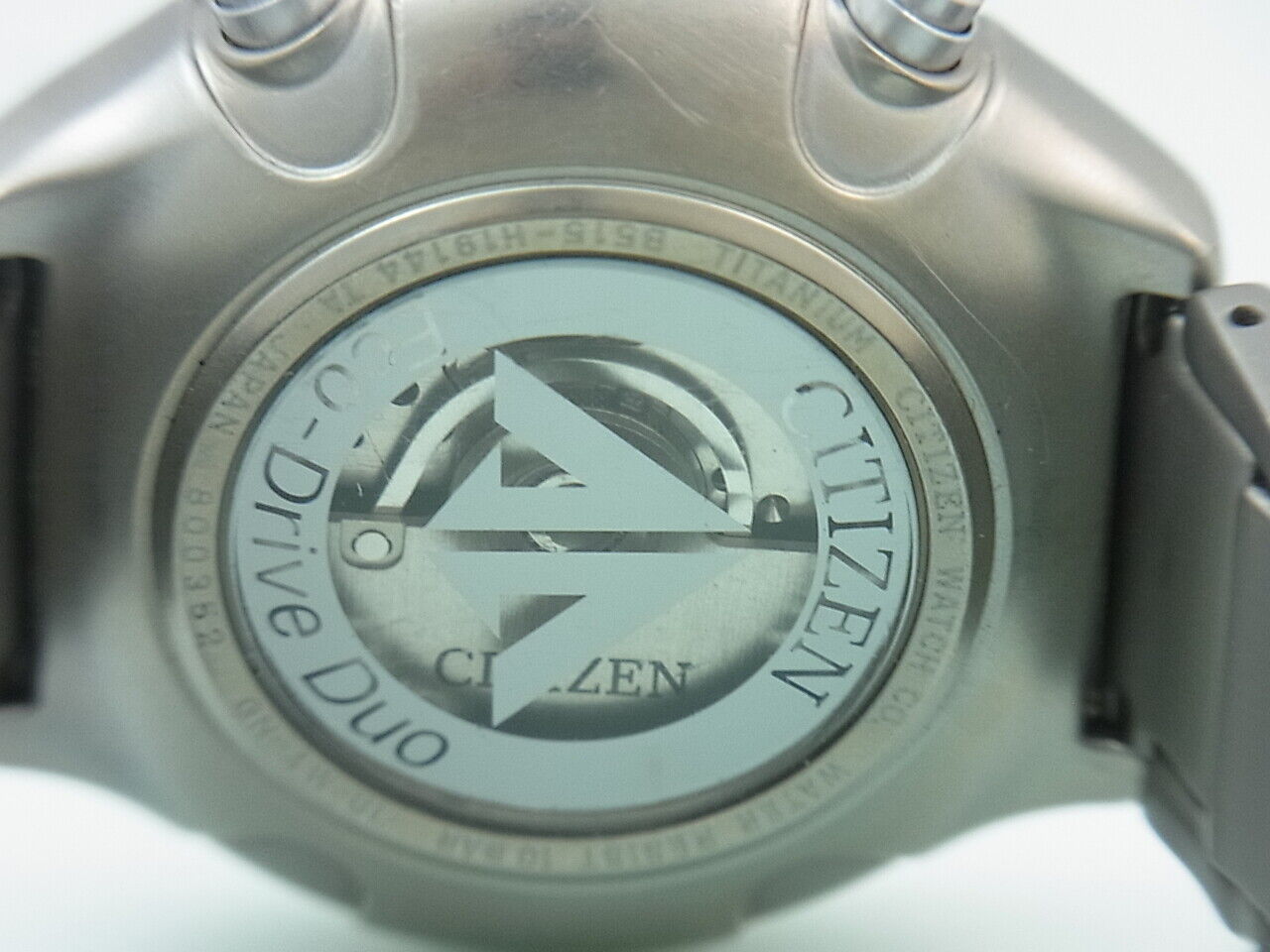 Citizen eco drive duo clearance titanium