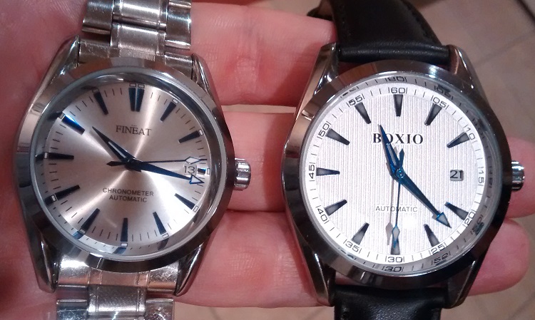 SOLD 2 Affordable Aqua Terra Homages Fineat Boxio 25 WatchCharts Marketplace