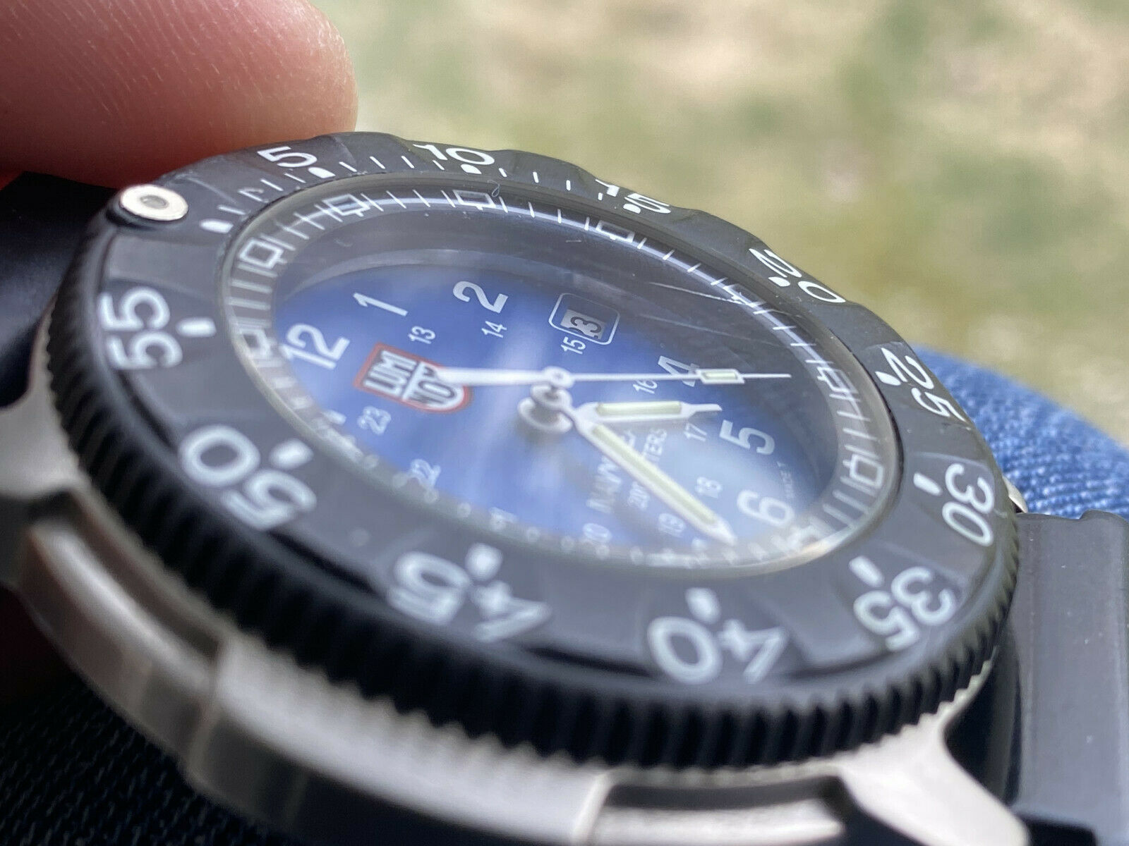 Luminox Series 3100 Navy Seal Blue Dial Quartz Men's Diver