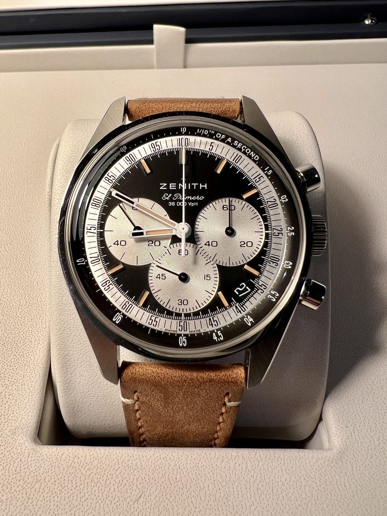 FS Awesome Zenith Chronomaster Original 38mm Reverse Panda