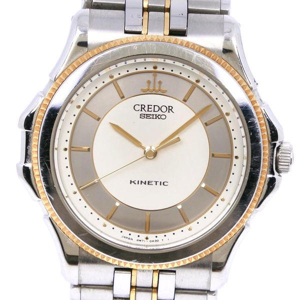 SEIKO] Seiko Credor 4M71-0A30 stainless steel x K18 yellow gold