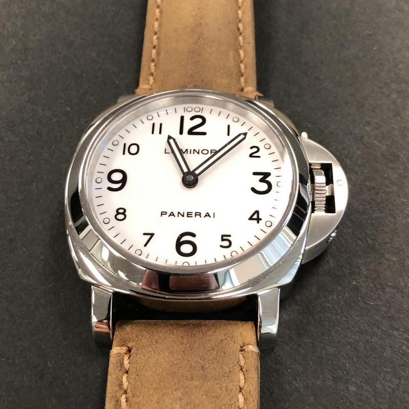 FS Panerai PAM 114 Luminor 44mm white dial base original bonus