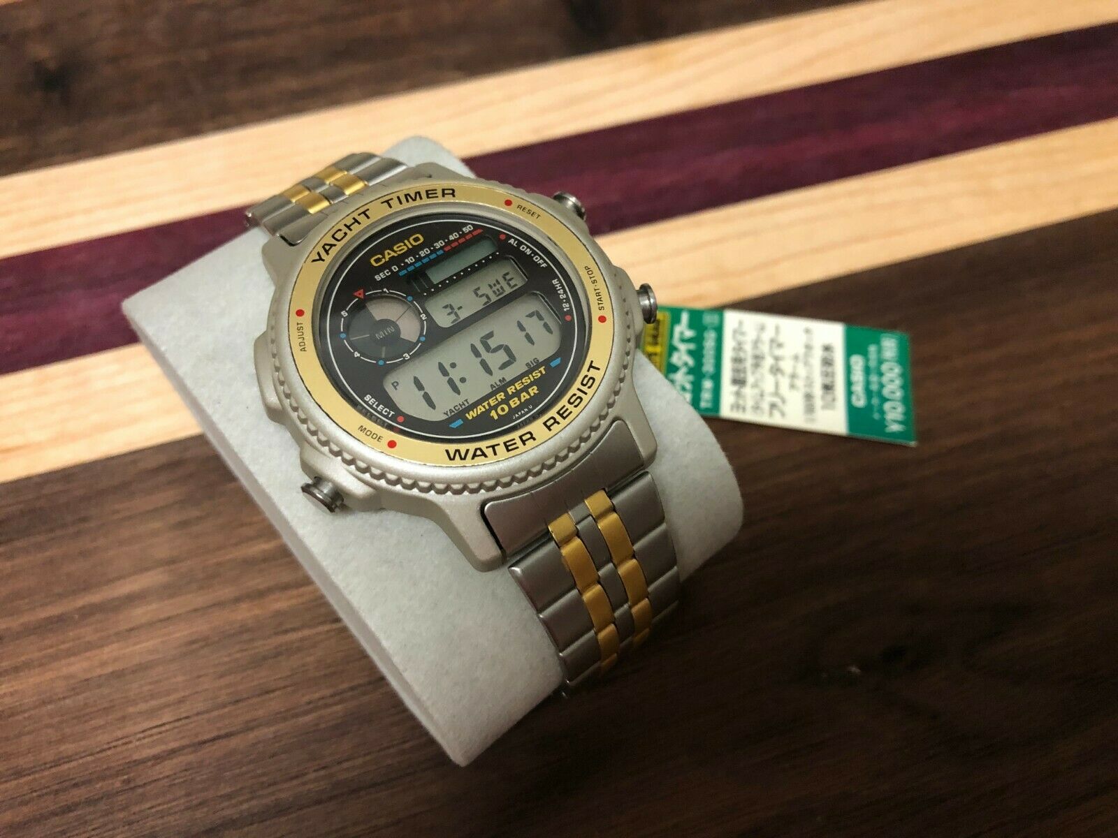 NOS Casio TRW-300 Yacht Timer Vintage Digital Watch w/ Tags