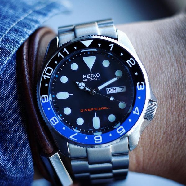 [WTS] Seiko SKX007 “Batman” On Strapcode Oyster WatchCharts