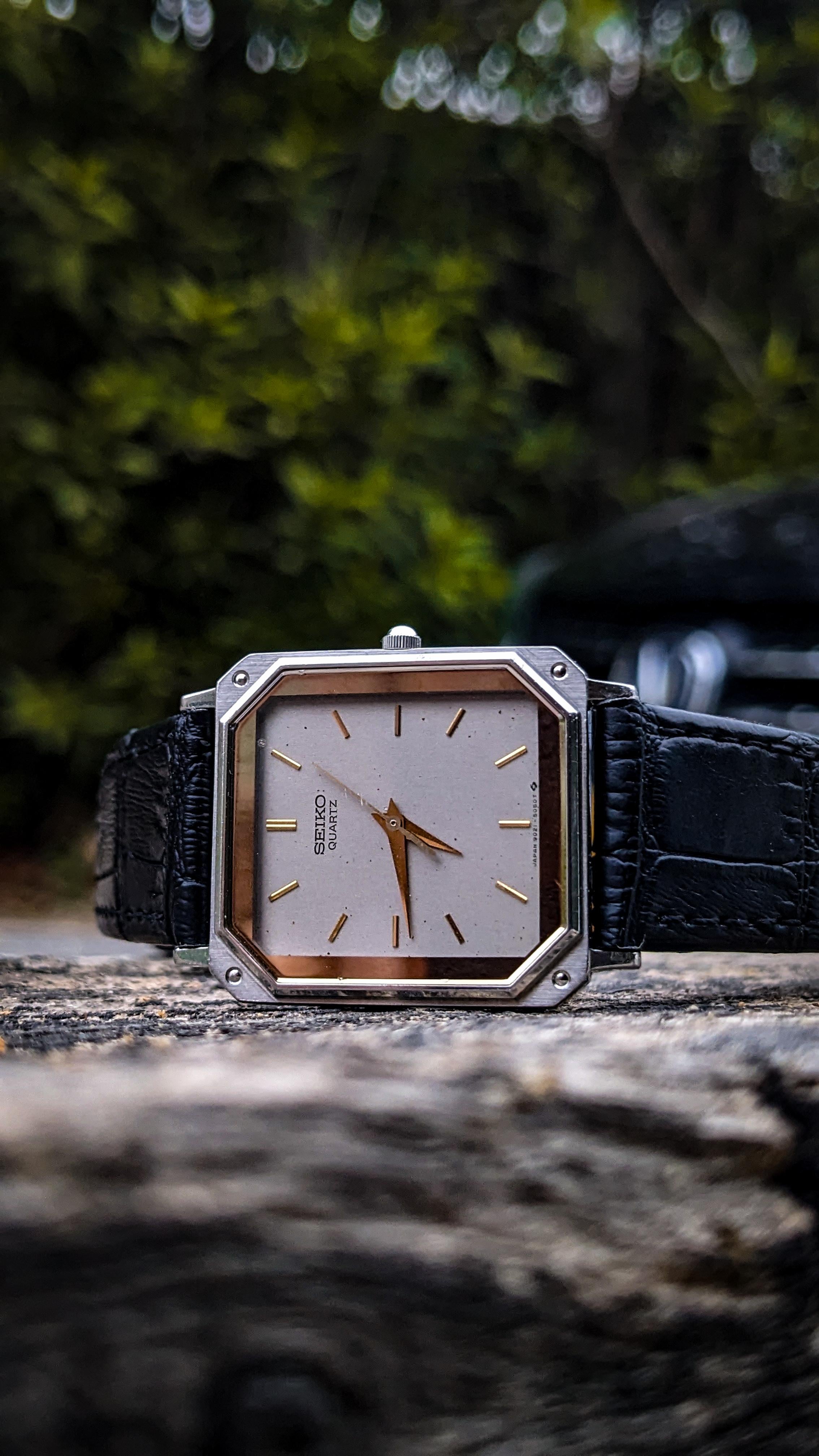 クォーツ Seiko 9021-504A セイコー SEIKO 腕時計 メンズ スクエア 