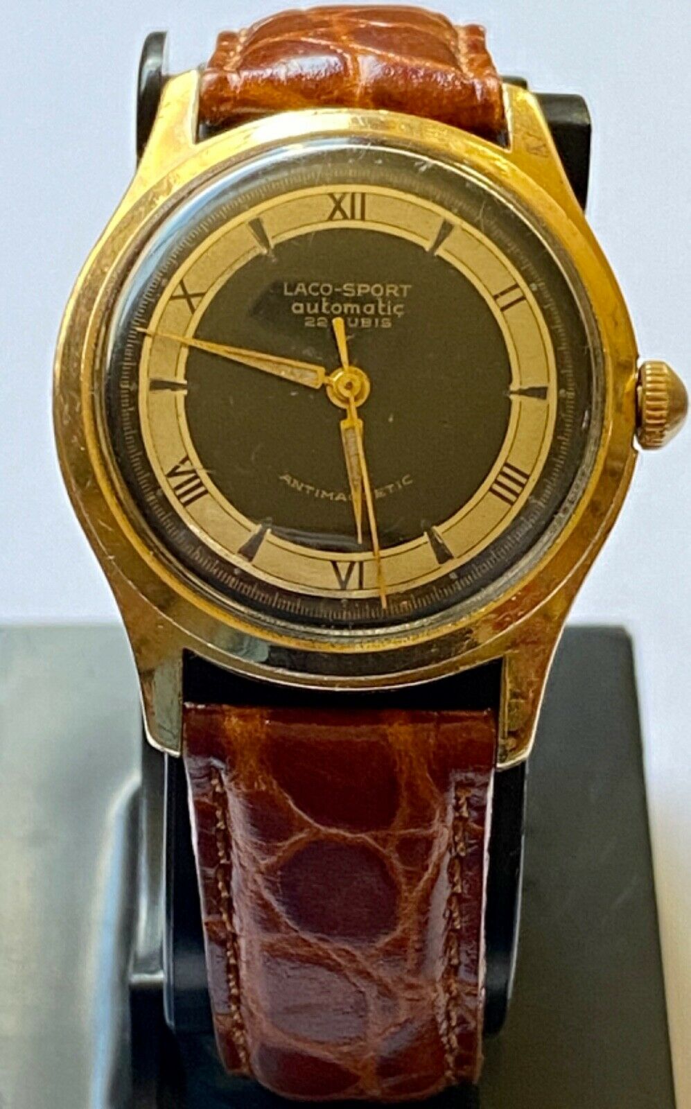 Gents Vintage Laco Sport Automatic 22 Rubis Rare Watch