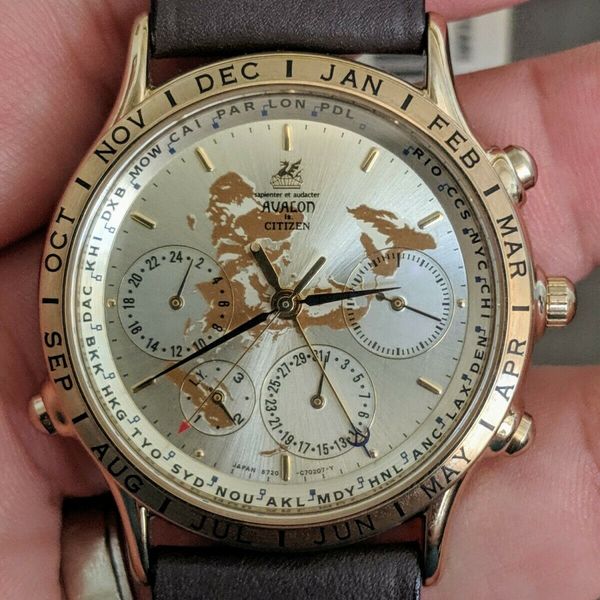 CITIZEN　アバロン　スーパーワールド　6720 　稼働品 Vintage Citizen 