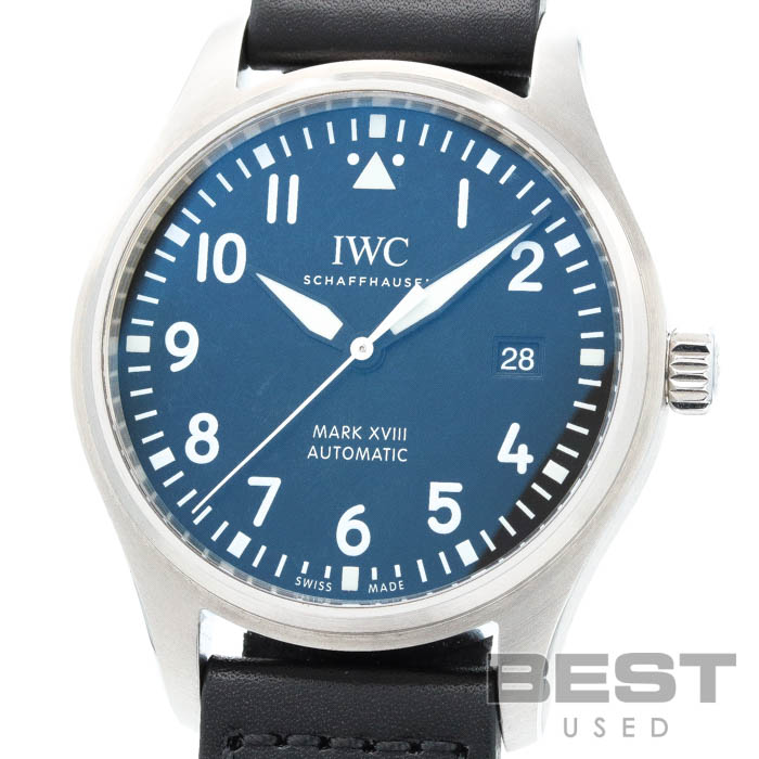 International Watch Company [IWC] Mark 18 IW327001 Men's Black Stainless  Steel Watch Watch PILOT'S WATCH MARK 18 BLACK SS IW [Used] | WatchCharts  Marketplace