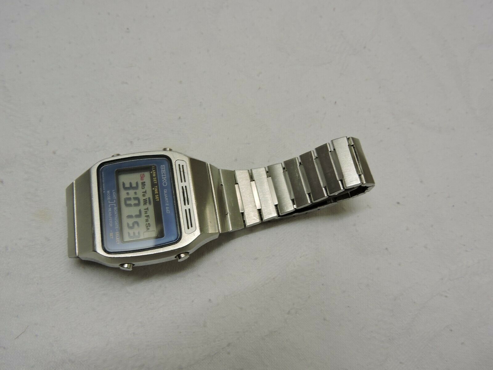 Seiko A133 5000 Blue Lcd Digital uhr in guten zustand von 1977