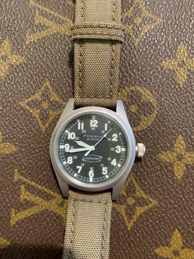 Fossil best sale military watch