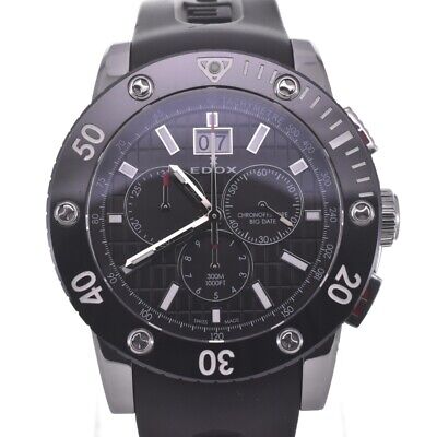 emico様 EDOX Class 1 10014-1 Chrono Offshore Big Date black Dial Quartz