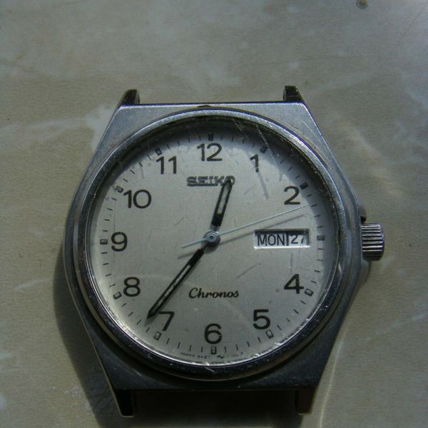 SEIKO Chronos DayDate 5H237060 Daini Three Jewels Quartz Movement