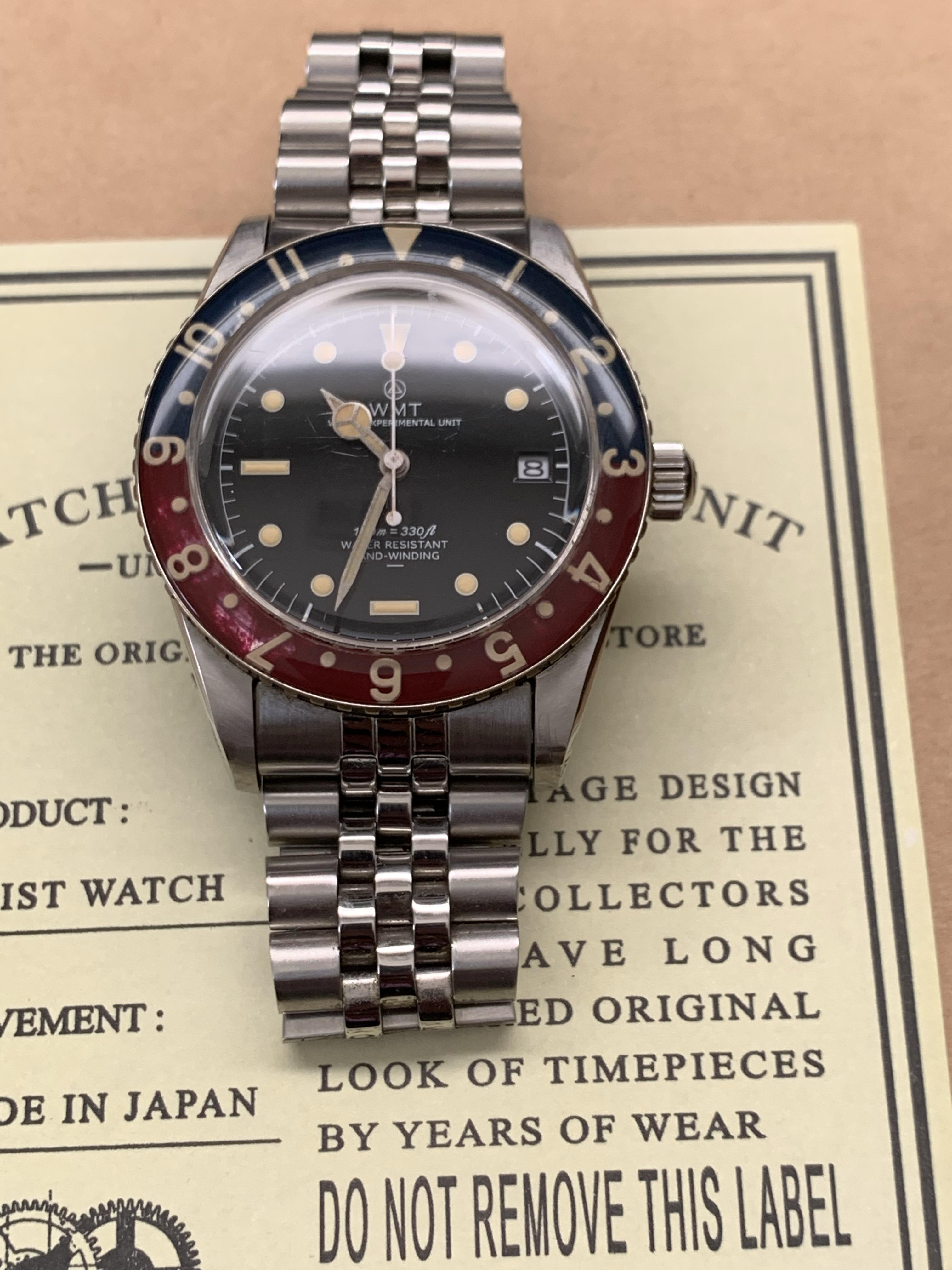 WMT WATCH Panton Pepsi Pilot Bezel - 腕時計(アナログ)