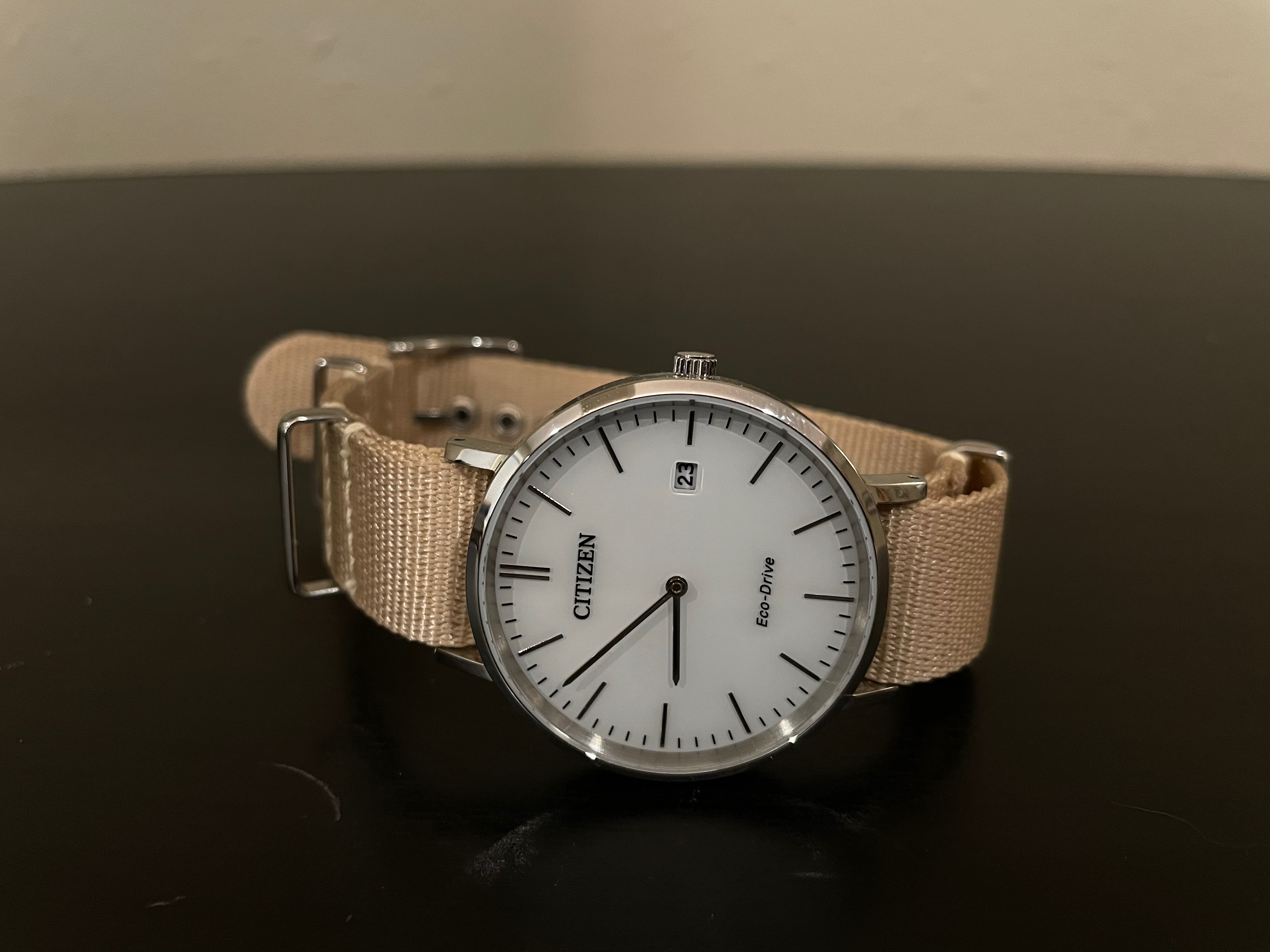 WTS REPOST Citizen Eco Drive White Dial Sapphire 38mm 2 Hand