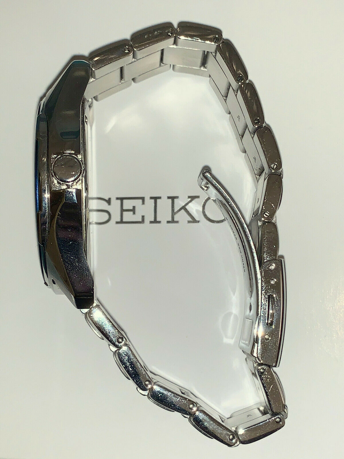 SEIKO Seiko SNE391P1 - Reloj solar hombre silver/silver/blue - Private  Sport Shop