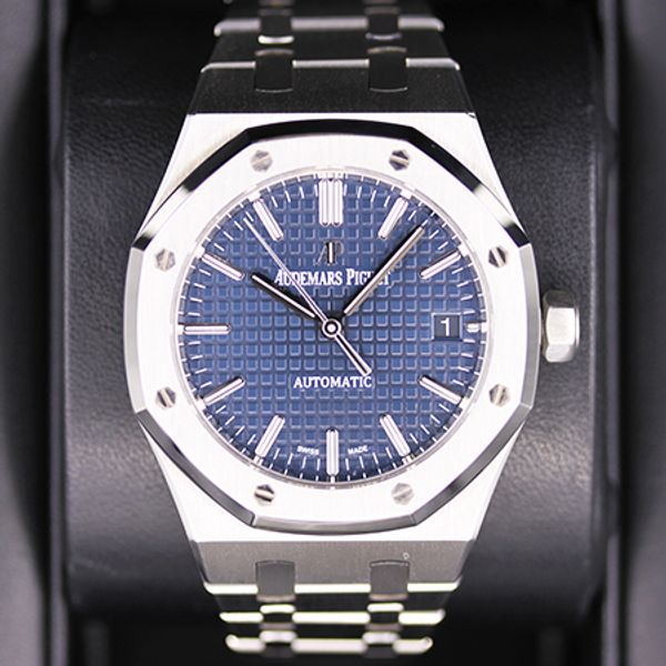 FS:Audemars Piguet Royal Oak 37mm 15450ST Blue Dial Pre-Owned | WatchCharts