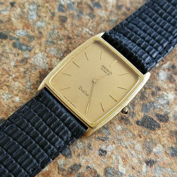 Seiko Dolce Quartz 6730 5180 SGP 30 Gold Plated October 1981 Dress Watch |  WatchCharts