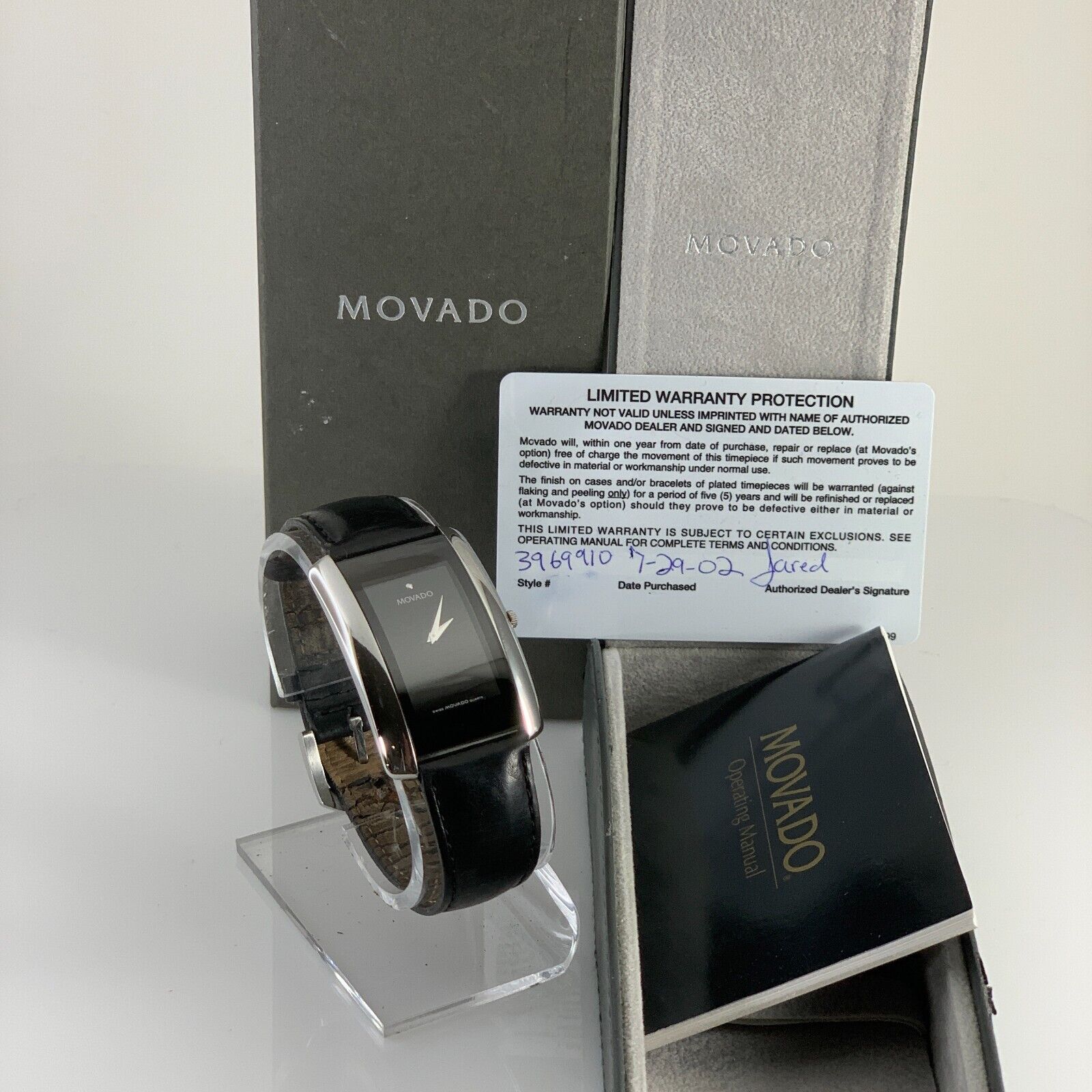 Movado curved online watch