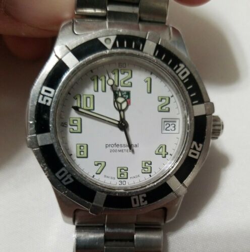 Tag Heuer professional 3065 Watch as is WatchCharts Marketplace