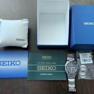 Seiko Kinetic watch for men Ska347. Price In Store 375+ Tax | WatchCharts
