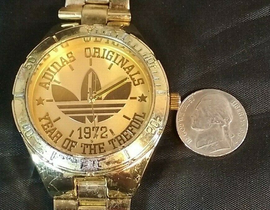 adidas trefoil watch